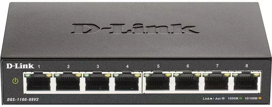 Коммутатор управляемый D-Link DGS-1100-08V2/A1A