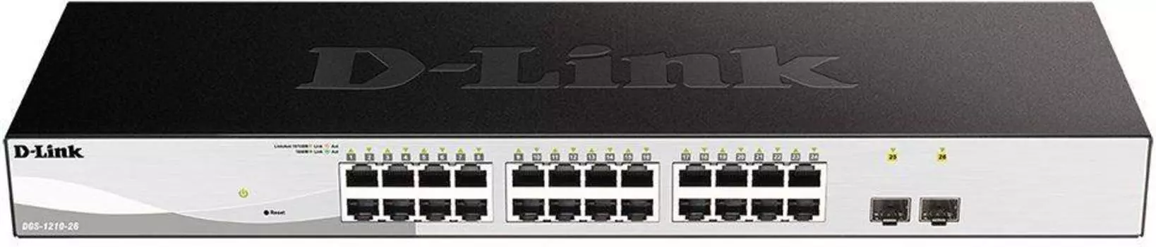 Коммутатор управляемый D-Link DGS-1210-26/F