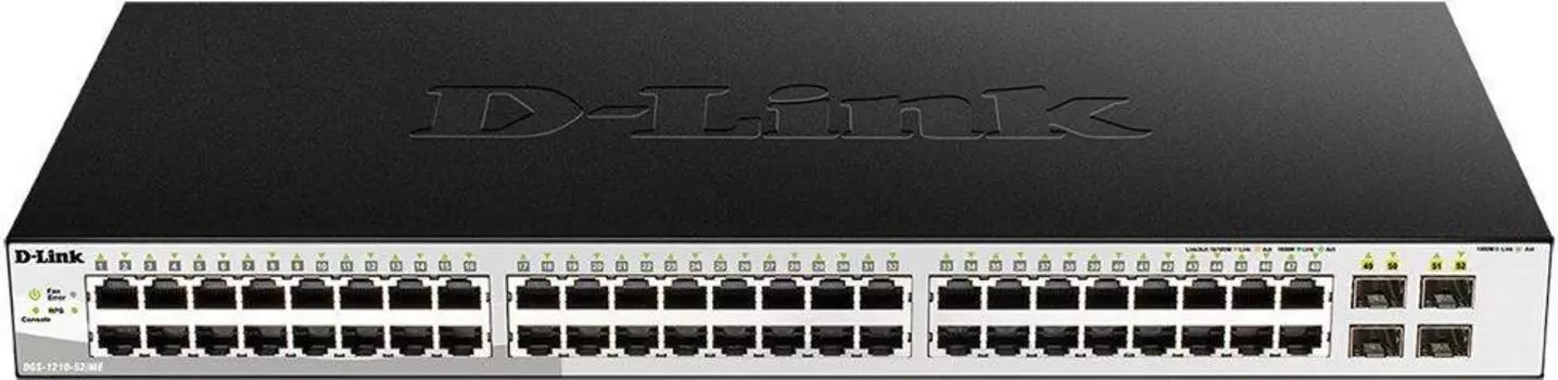 Коммутатор управляемый D-Link DGS-1210-52MP/ME/B