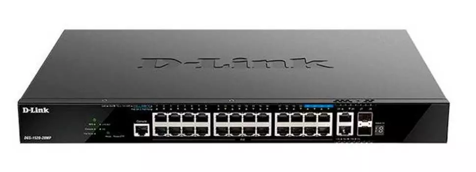 Коммутатор управляемый D-Link DGS-1520-28MP DGS-1520-28MP/A1A