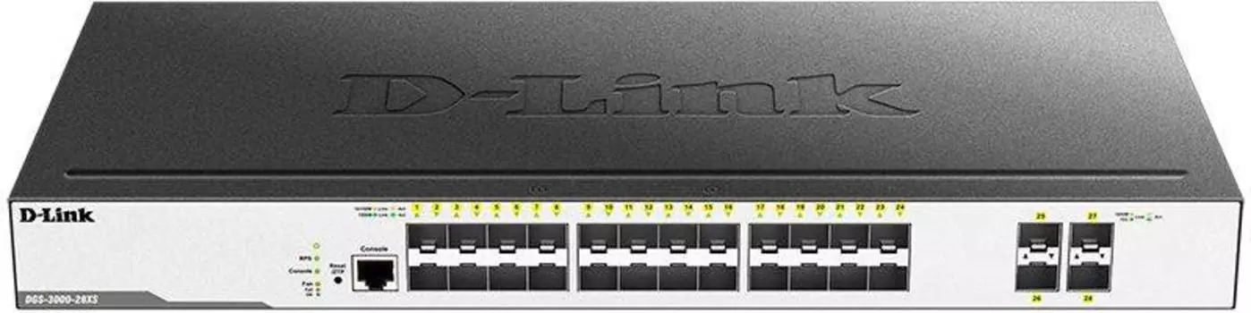 Коммутатор управляемый D-Link DGS-3000-28XS/B1A