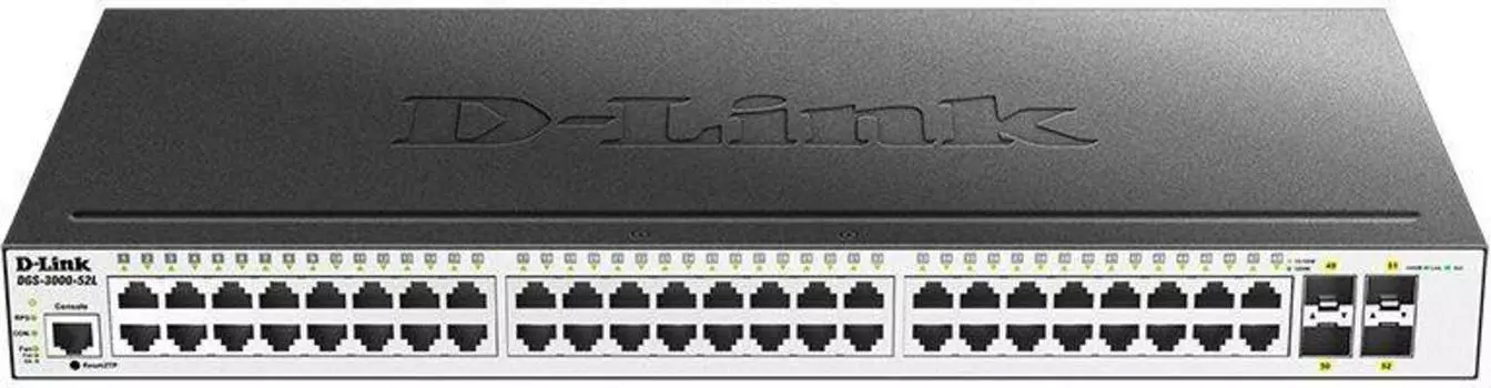 Коммутатор управляемый D-Link DGS-3000-52L/B1A