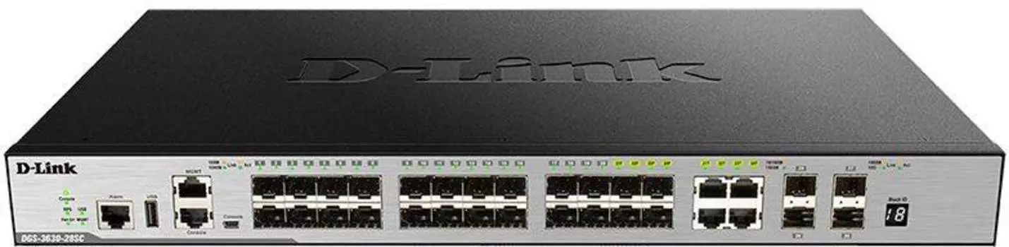 Коммутатор управляемый D-Link DGS-3630-28SC/A2ASI