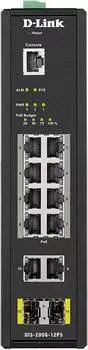 Коммутатор управляемый D-Link DIS-200G-12PS/A