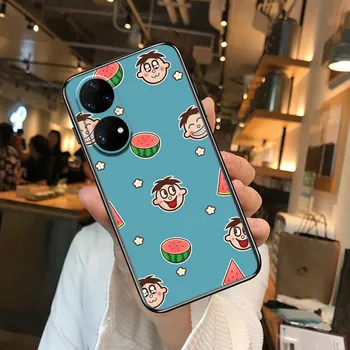 Чехол для телефона для маленького мальчика Huawei p50 P40 p30 P20 10 9 8 Lite E Pro Plus Black Etui Coque Painting Hoesjes comic fas Huawei P20 lite