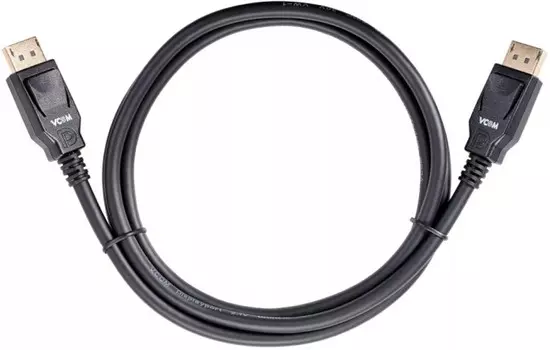 Кабель интерфейсный DisplayPort- DisplayPort VCOM CG651-2.0 v2.1 40GBps, 8K@60Hz, 2m