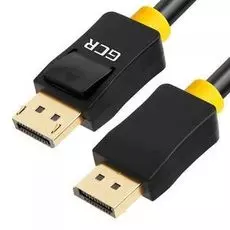 Кабель интерфейсный DisplayPort GCR GCR-DP2DP-5.0m 20M/20M, двойной экран, позолоченные контакты, черный, 5м