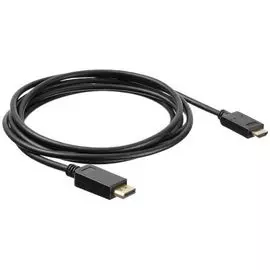 Кабель интерфейсный DisplayPort-HDMI Buro BHP DPP_HDMI-3 v.1.2, 3м. позолоченные контакты черный