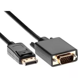 Кабель интерфейсный DisplayPort-VGA VCOM CG607-1.8M M/M 1,8м