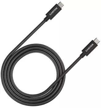 Кабель интерфейсный Canyon UC-44 CNS-USBC44B USB-C - USB-C, 240W, 1m, black