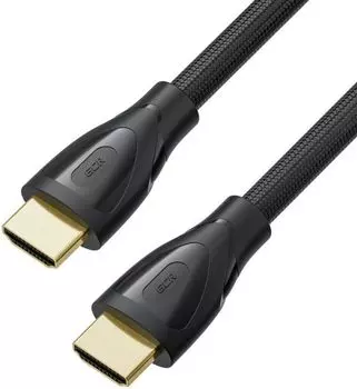 Кабель интерфейсный Greenconnect GCR-55871 Premium 7.5m, HDMI 2.1, ECO Soft капрон, черный, HDR 4:4: