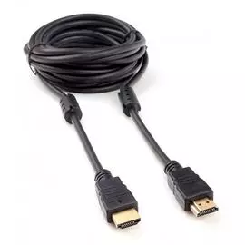 Кабель интерфейсный HDMI Cablexpert CCF2-HDMI4-15 4,5м, v2.0, 19M/19M, черный, позол.разъемы, экран, 2 ферр кольца