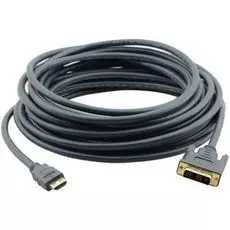 Кабель интерфейсный HDMI-DVI Kramer 19M/25M 97-0201015 4.6м, позолоченные штекеры, черный C-HM/DM-15