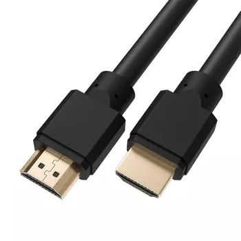 Кабель интерфейсный HDMI-HDMI 4PH 4PH-50512 1.0m 1.4, 30/30 AWG, FullHD, Ethernet 10.2 Гбит/с, 3D, экран