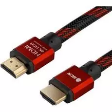 Кабель интерфейсный HDMI-HDMI GCR GCR-51491 3.0m HDMI 2.0, HDR 4:2:2, Ultra HD, 4K 60 fps 60Hz/5K*30