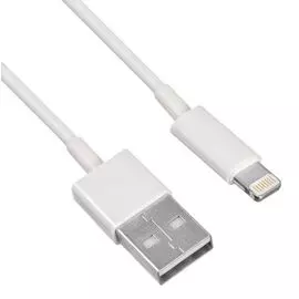 Кабель интерфейсный Buro USB-IP-1.2W2A USB (m)-Lightning (m) 1.2м белый 1478077