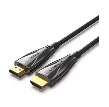 Кабель интерфейсный HDMI Vention ALBBQ оптический v2.1 19M/19M - 20м., черный