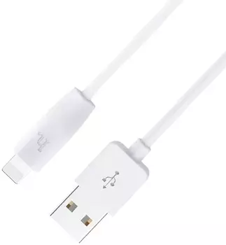 Кабель интерфейсный Hoco RA2 УТ000022071 USB/8-pin, 2.4A, 1м, белый