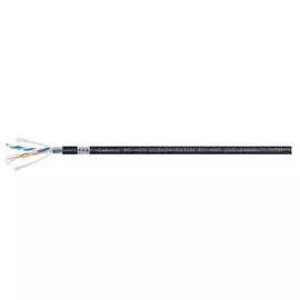 Кабель интерфейсный Cabeus RS-485 2x2x24AWG/7 многожильный (patch), экран - фольга + оплетка 90%, FR-PVC, 305м
