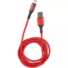 Кабель интерфейсный Hoco U79 Admirable УТ000022026 USB/Type-C, Smart Power Off, красный