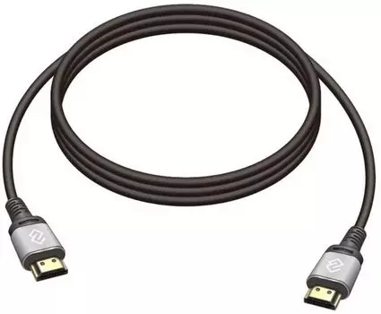 Кабель интерфейсный Digma D-HDMI-V2.0-3M аудио-видео HDMI (m)/HDMI (m) 3м. позолоч.конт. черный