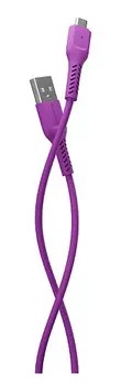 Кабель интерфейсный More Choice K16m USB 2.0A для micro USB TPE 1м Purple