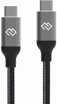 Кабель интерфейсный Digma D-TYPE-C-USB3.2-100W-4K-3M USB Type-C (m)-USB Type-C (m) 3м черный