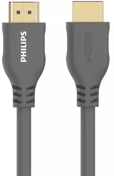 Кабель интерфейсный Philips SWV7130C/56 HDMI 2.1 Ultra High Speed HDMI (R) 28AWG OD6.5mm 3M, Gray