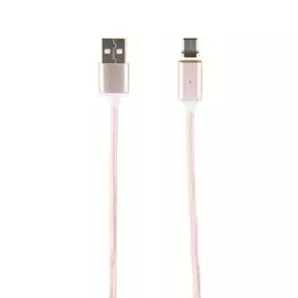 Кабель интерфейсный Red Line USB-Type-C УТ000012855 нейлоновая оплетка, розовый