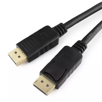 Кабель интерфейсный DisplayPort Cablexpert CC-DP2-7.5M DisplayPort, v1.2, 20M/20M, черный, экран, пакет, 7,5м