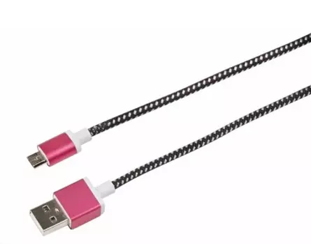 Кабель интерфейсный Rexant 18-4240 microUSB, шнур в тканевой оплетке, черный (усиленный) (10шт)