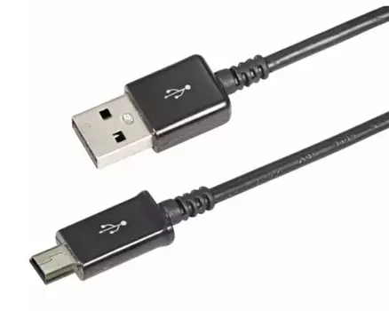 Кабель интерфейсный Rexant 18-4268-20 microUSB длинный штекер, 1 м черный