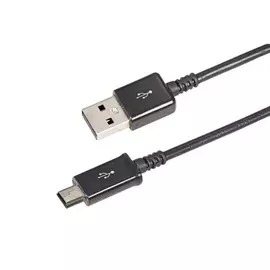 Кабель интерфейсный Rexant 18-4402 miniUSB длинный штекер 1 м черный