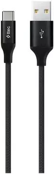 Кабель интерфейсный TTEC 2DK23S AlumiCable USB-C Charge/Data 2.0 XL. Длина: 2м. Цвет: черный