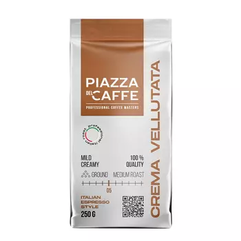 Кофе в зернах Jardin Piazza del Caffe Crema Vellutata, 1000 гр