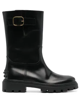 Ботинки с пряжкой TOD'S, черный