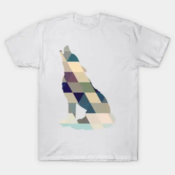 Футболка женская Wolf Harajuku Print Kawaii футболка летняя женская футболка с коротким рукавом топ футболка S