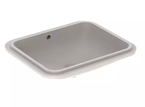 Раковина Geberit Variform 500.764.01.2 50x40 см прямоугольная встраиваемая с переливом