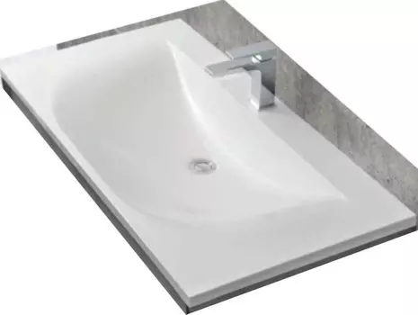 Раковина из литьевого мрамора Cezares Molveno CEZ1000/500-LV-MR 100x50 см