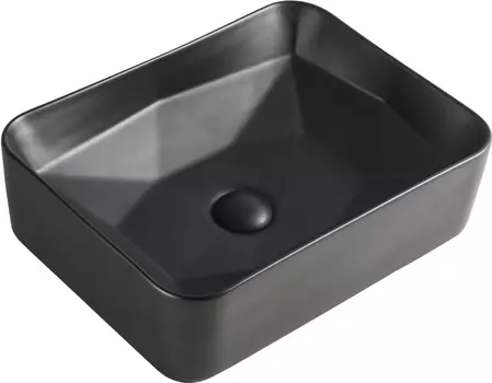 Раковина Orange B02-460mb накладная 46,5x35см черная