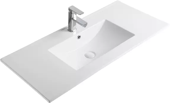 Раковина Orange B03-1000w встраиваемая сверху 101,5x46,5см белая