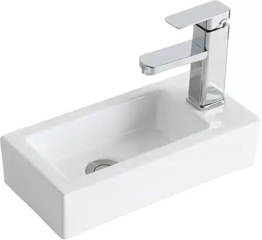 Раковина Orange B05-365w встраиваемая сверху 37x18,5см белая
