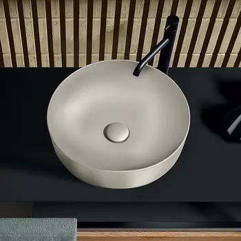 Рукомойник Kerasan Nolita, 40x15, 534459, Grigio matt