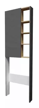 Шкаф 1Marka Gaula 60 см У92548 черный