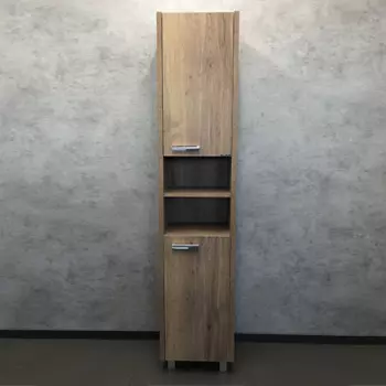 Шкаф-пенал Comforty Марио-40 00-00004160 дуб темный
