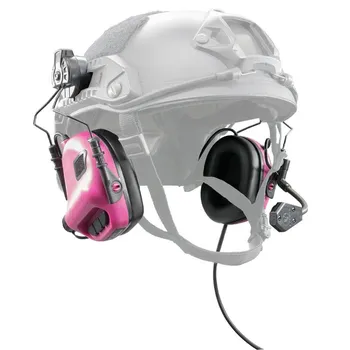Наушники Earmor Anti Noise, тактическая гарнитура M32H, военная авиационная связь, наушники Softair для шлема EXFIL Track