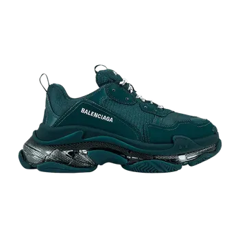 Кроссовки Balenciaga Triple S Sneaker 'Clear Sole - Full Dark Green', зеленый