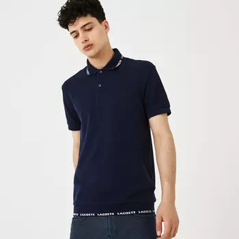 Мужское поло Lacoste с короткими рукавами