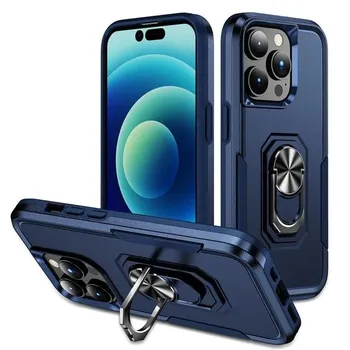 Броня, противоударный чехол для телефона с магнитным кольцом для iPhone 13, 11, 12, 14 Pro Max XR X XS Max 13Pro, жесткий чехол из поликарбоната с кольцом, бампер, задняя крышка iPhone 15 Pro Max