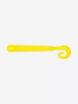 Мягкая приманка LureMax CHEEKY WORM 2,5''/6 см, (10 штук в упаковке), Желтый